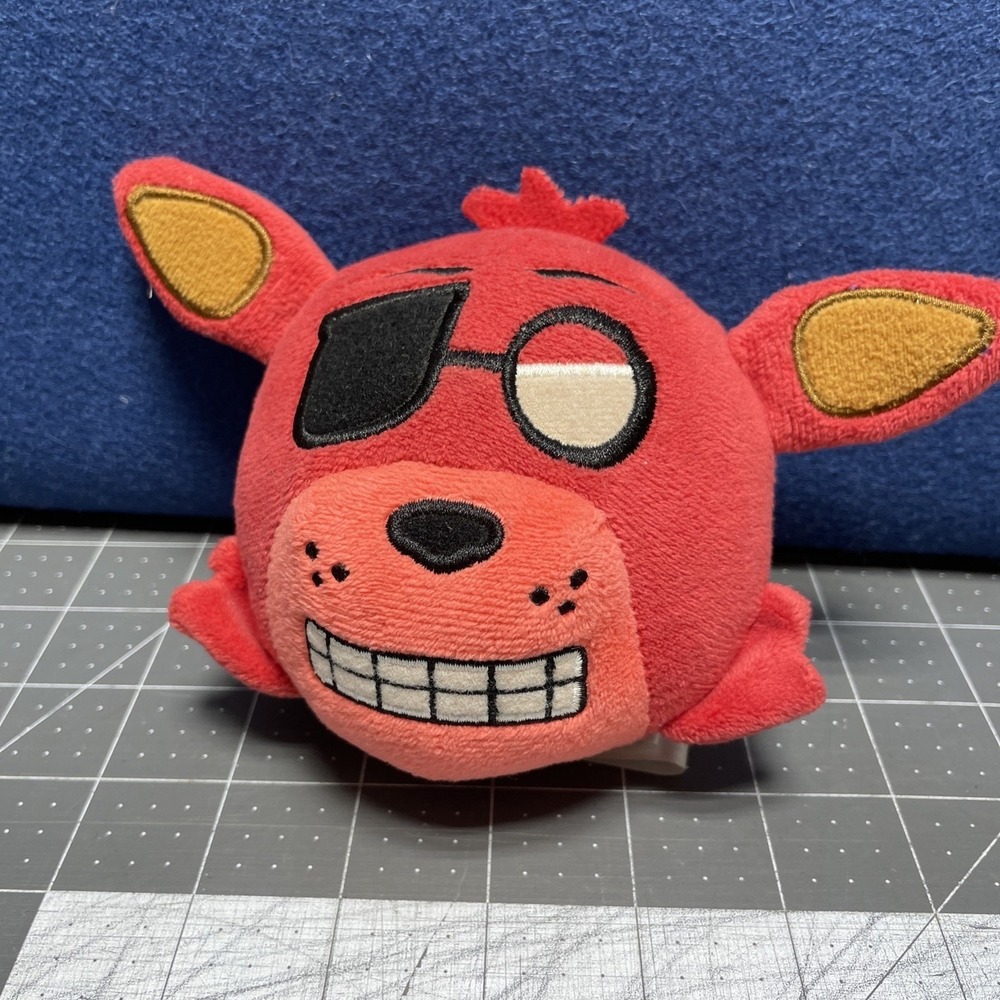 Five Nights At Freddy's Foxy Plush Funko Mymoji Red‎ Face 4" Stuffed Animal Toy